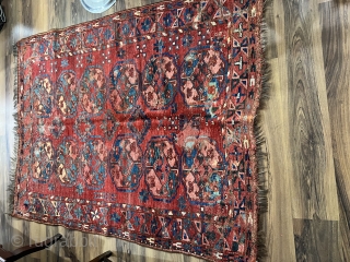Antique Turkmen Ersari Carpet                             