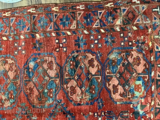 Antique Turkmen Ersari Carpet                             