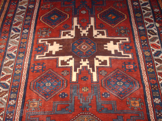 Name:  ZEIWA - Kuba (Lezgi Star)

Category:Caucasian

Origin: Azerbaijan

Age:1950th

Description: Azerbaijan Zeiwa Kuba Rug 

Dimension: 125 x 220 cm 

Composition: 100% Wool Base and Pile

Condition: Excellent         