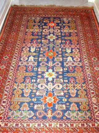 Name:      Perpedil

Category:  Caucasian

Origin:    Azerbaijan

Age:       1950th

Description: Azerbaijan Perpedil Kuba Rug

Dimension:   135 x 230 cm

Composition: 100% wool  ...