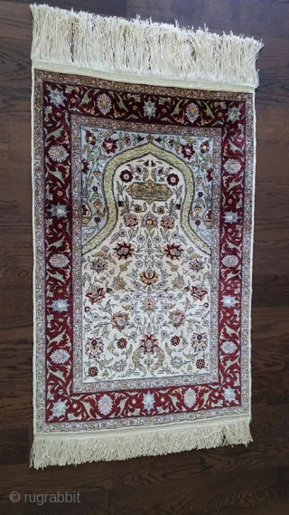 hereke  62x92cm  silk  silk                          