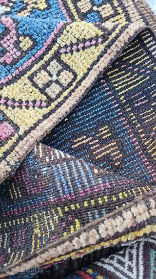 I'm selling this turn-of-the-20th-century piece. (1890-1910) Manastir pile prayer rug 
My description: 
The seemingly Konya-like mihrab — supported also by the colour scheme — appears unusual in this unique artefact. Its strangeness,  ...