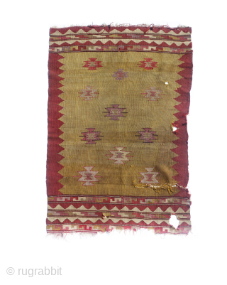  I'm selling these 2 19th century Manastir kilims foremerly from Davut Mizrahi collection. The first one reflects the design of one in his book page 74 

The second one has an  ...