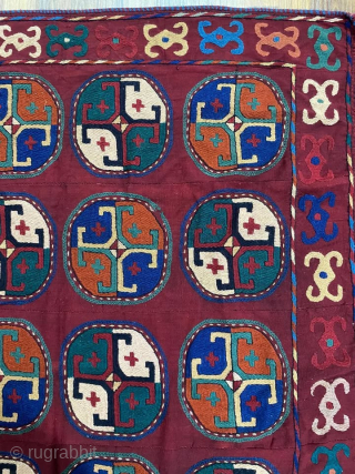 Uzbek kilim embroider