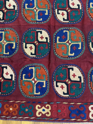 Uzbek kilim embroider