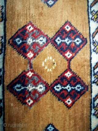 Anatolian Kurdistan, yastik or small bag, 1930-40.
Wool, full pile, 93 x 36 cm.                    