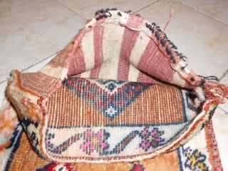 Anatolian Kurdistan, yastik or small bag, 1930-40.
Wool, full pile, 93 x 36 cm.                    