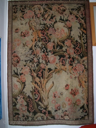 Karabagh rug, early 20th c.
Wool on wool, 191 x 131 cm, 837 knots per dms.
Perfect, it only needs to be hung.            