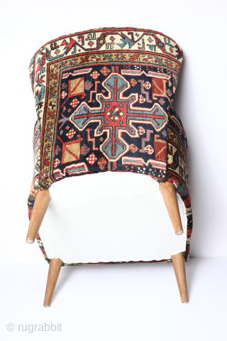 Armchair Upholstery with Antique Caucasian Rug / High quality Handmade armchair

This unique armchair is upholstered with Antique Sahsavan shirvan rug from late 19C. ( 1880 to 1890 ) from Caucasian area. This  ...