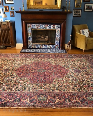 Beautiful antique Kerman rug 8’6” x 11’11”

This is an antique Kerman rug in excellent condition. Looking to sell it and get something different.  It dates to around 1910.    