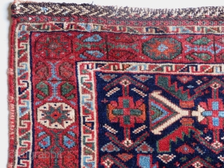 Afshar,1900 jh.All naturaal color's,Wool on Wool.
size 29x46 cm                         