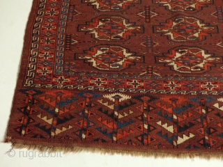 Antieke 19 Centuy Turkmenen chuval,  alle plantaardige Geverfd Natural Kleuren, Zachtste wol kwaliteit 
size 115x78 cm                