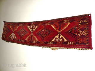 Turkman Torba. Einde van de 19de eeuw. Perfecte staat and all natural color's. Maat: 138cm x 35 cm               