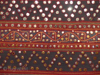 Tapis Cermuk, Lampung Region, South Sumatra, Indonesia.
Cotton with mirrors and silk   126  x 115 cm
A similar tapis, in the collection of Leidens Volkenkunde Museum, the Netherlands, is dated from  ...