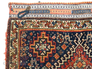 Qashgai Bagface Wol op wol en Natuurlijke Kleurstoffen, afmeting 63x62 cm                      