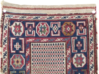 Antieke Shahsavan Sumak Bagface 1900 jh, zeer fijn geweven, met goede kleuren, mooie desigen,.size;40x31 cm                  
