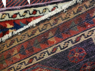  Afshar,around 1900 jh,All natural colors,size;35x35 cm                          