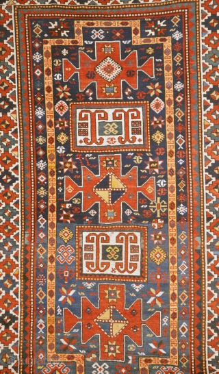 Caucasian Karachov (Karachopf) Kazak. Ca. 1890. 250x148cm. Inquiries: info@pleijsierproductions.nl                        