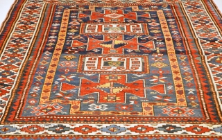 Caucasian Karachov (Karachopf) Kazak. Ca. 1890. 250x148cm. Inquiries: info@pleijsierproductions.nl                        