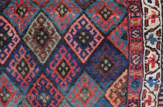 Wonderful 1890 Jaff Kurd bagface. Full pile. 81x67cm. Inquiries: info@pleijsierproductions.nl                       