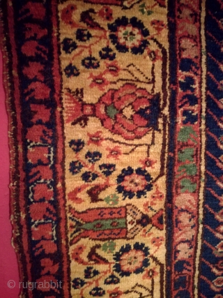 An antique Kömürcü Kula rug with 343/143 cm. Good shape with original endings and some spots of wear. No tinting. Some good old repairs. On wool foundation.      