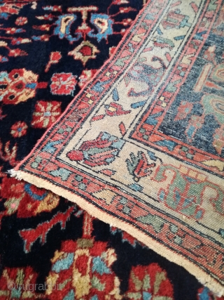 An old Lilian rug with 204/138 cm in very good condition. Wonderful natural colors.                   