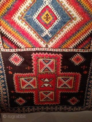 An old Morocco rug with 205/115 cm. Funky. Good shape. I love it.                    