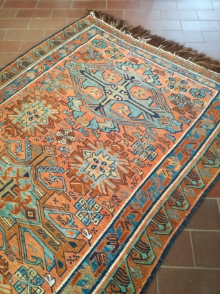 An antique Sumak rug with 210/110 cm in very good shape.                      