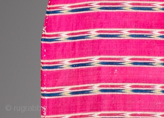 • MASHRU •  A 500 year old legacy

A beautiful Mashru art piece in lovely embroidered tribal borders of geometric and floral motifs with single Ikat pattern from Gujarat.

Mashru is derived from  ...
