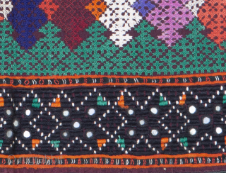 • PILLOW COVER •

This embroidered cover of the meher pastoralists, upper sind. 
Showcasing this eye pleasing colour combination, perfect for any wall to brighten up the whole look of the area.

This pillowcase  ...