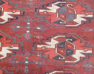 very old Turkoman bag face size is 110 cm x 80 cm                     