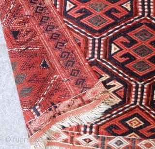 Kurdish Cicim Kilim, synthetic colors,  size is 80 cm x 85 cm                    