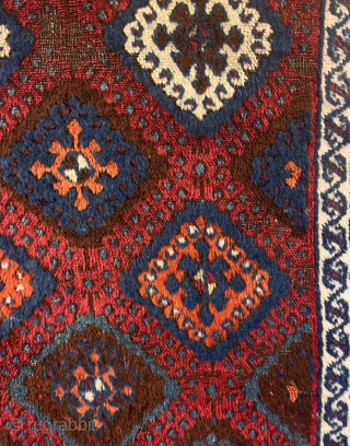 Mid 19th Century East Anatolian Sivas Rug Size 208x120 Cm                       