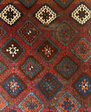 Mid 19th Century East Anatolian Sivas Rug Size 208x120 Cm                       