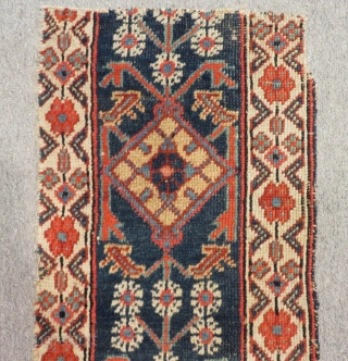 Antique Nort West Persian fragment Size.70x33Cm                           