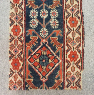 Antique Nort West Persian fragment Size.70x33Cm                           