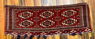 Antique Türkmen Tekke Torba  Circa around 120 130 years Old Size.105x35 Cm                    