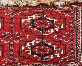 Antique Türkmen Tekke Torba  Circa around 120 130 years Old Size.105x35 Cm                    