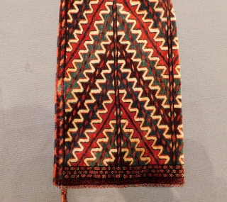 Antique Türkmen Yamud Okbash Circa 1880.90 Size.63x31 Cm                         