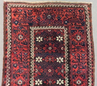 Antique Baluch Rug Size.190x105 Cm                            