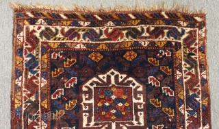 Antique Persian Shiraz Bagface Size.75x62 Cm                           