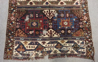 Antique Caucasian Kasım Oushak Rug Circa 1880.90 Size.185x125 Cm                        