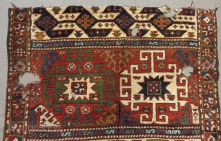 Antique Caucasian Kasım Oushak Rug Circa 1880.90 Size.185x125 Cm                        