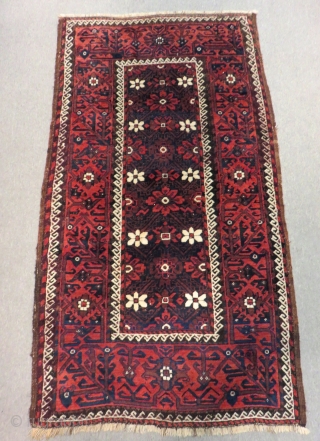 Antique Baluch Rug Size.190x105 Cm                            