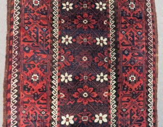 Antique Baluch Rug Size.190x105 Cm                            