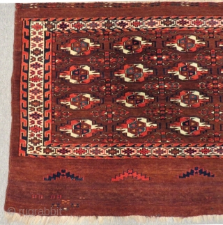 Antique Türkmen Yamud Chuval Size.118x82 Cm                           