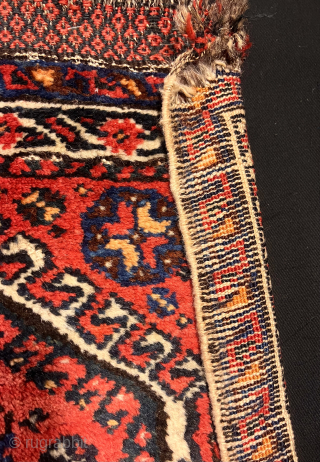 Antique Persian Kurdish Bagface Size 58x45 Cm                          