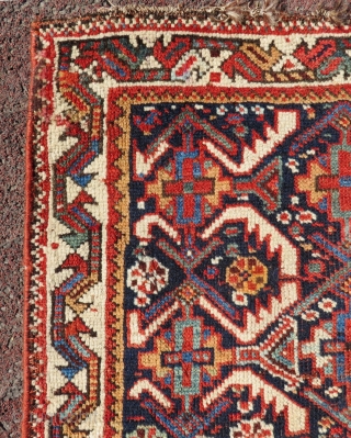 Antique Persian Khamseh Bagface Size.68x63 Cm                           