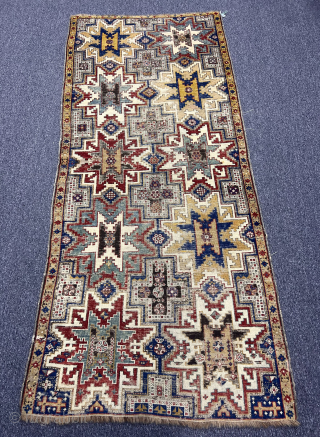 Antique Cacaaian Shirvan Rug Size.245x105 Cm                           