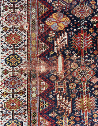 Second 19th century Shekarlu Rug All Colors Natural Size 225x175 Cm                      